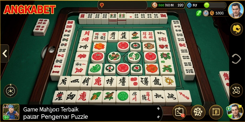 Screenshot gameplay ANGKABET yang menarik dengan tantangan Mahjong.