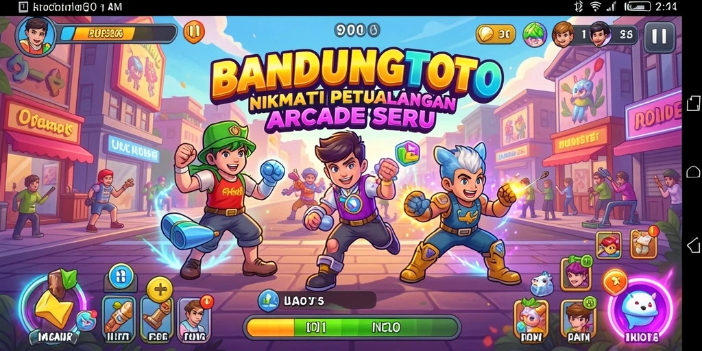 Tangkapan layar gameplay seru dari BANDUNGTOTO yang menampilkan aksi Arcade.