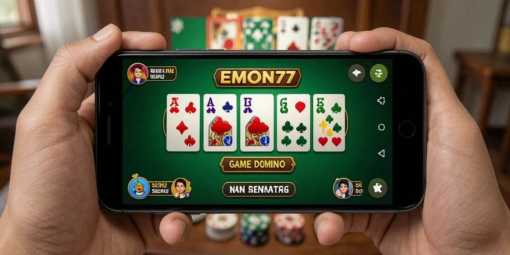 Tampilan gameplay seru dan kompetitif dari EMON77.