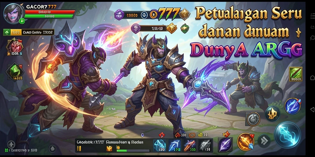 Tampilan aksi seru dalam permainan GACOR777 yang penuh tantangan.