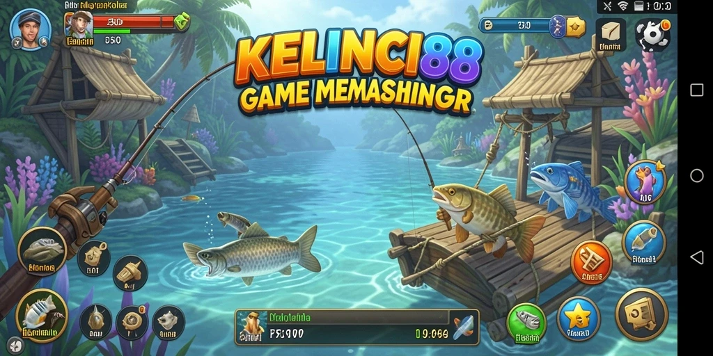 Tangkapan ikan besar dalam gameplay KELINCI88 yang seru.