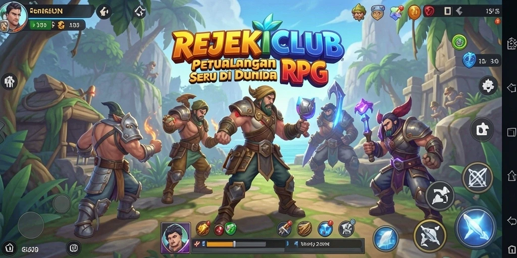 Tangkapan layar gameplay menarik dari REJEKICLUB dengan aksi RPG yang mendebarkan.