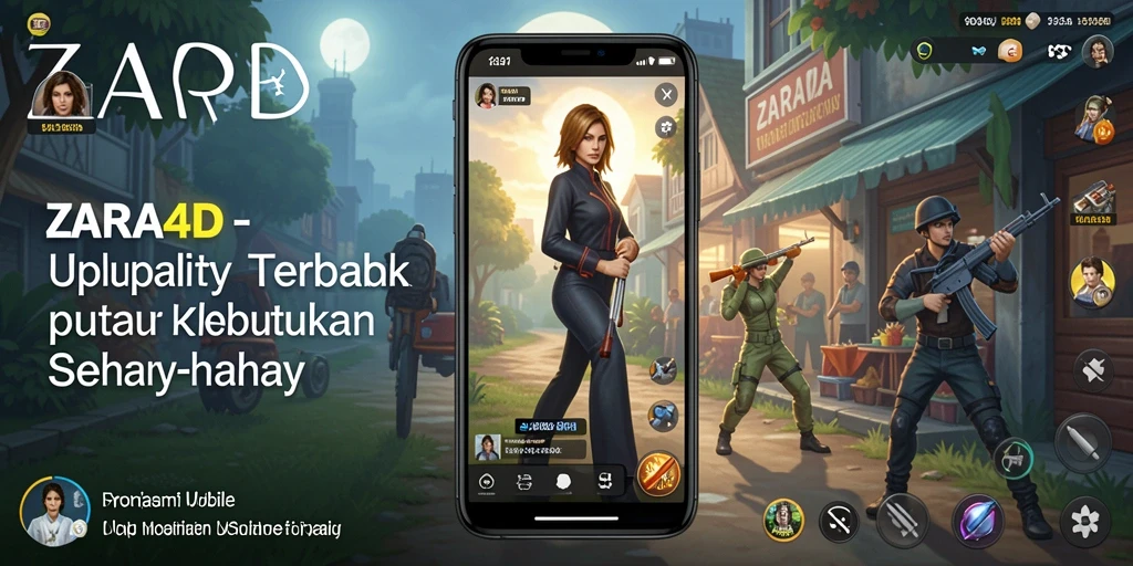 Screenshot ZARA4D menampilkan antarmuka intuitif pengguna.